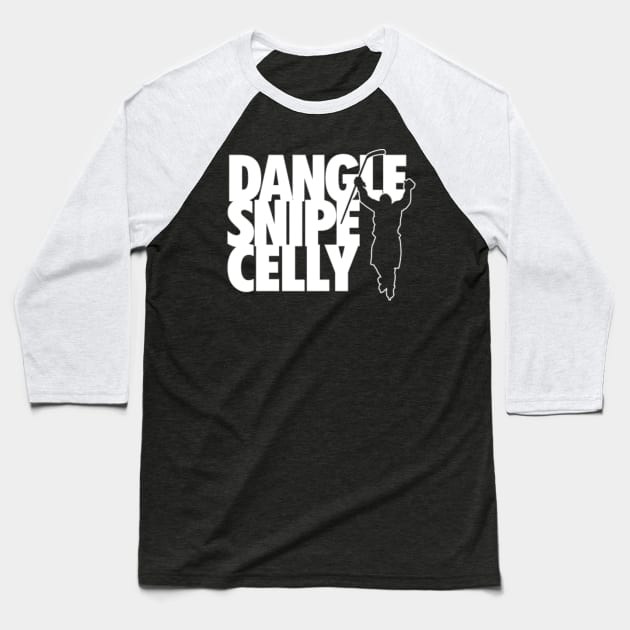 Hockey Dangle Snipe Celly Baseball T-Shirt by YourLuckyTee